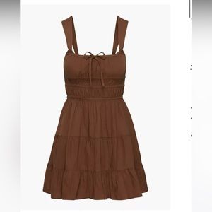 Adorable brown aritiza dress